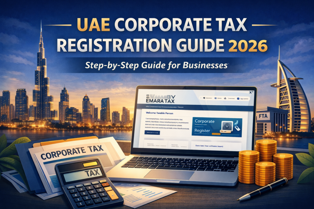 UAE Corporate Tax Registration Step by Step Guide EmaraTax Portal